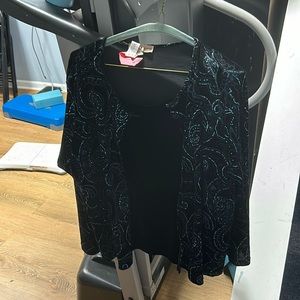 Make me an offer.  Beautiful sparkling black and blue top